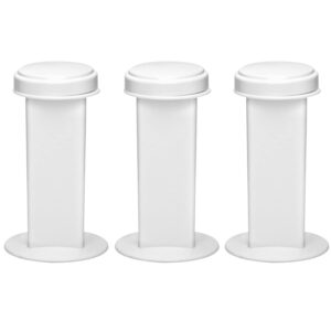 QWORK Stain Multiple Slides at Once with Polypropylene Coplin Jars, 5-10 Slides Capacity Each, 3 Pack