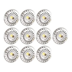 HEMOTON 10pcs sink strainer bathtub sink stopper sink basket shower drain covers bathtub drain stopper Kitchen Sink Filter bathtub stopper anti-blocking Sealing water cover Stainless steel