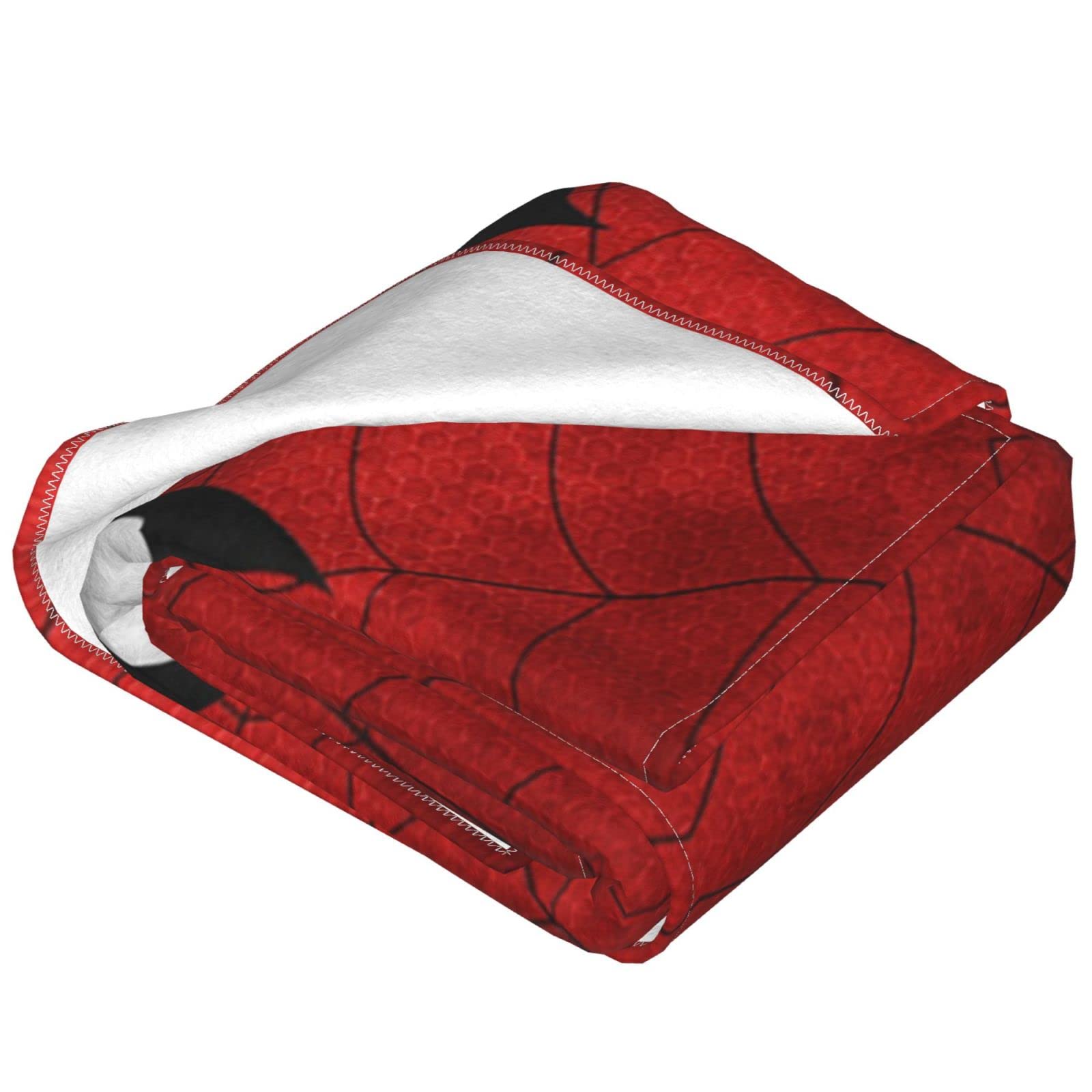 Red Spider Fleece Throw Blanket - Fun Hero Fleece Throw Blanket for Girls & Boys, Soft & Cozy Plush Lightweight Fabric Bed, Cool Bedroom Decor, Kids Throw Blanket - Size 50”x 60”