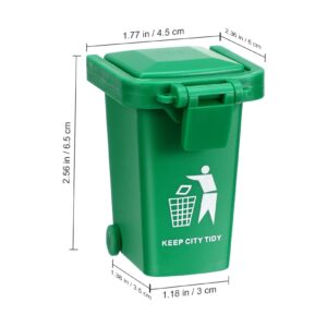 Vaguelly Toddler Toys Kids Toys Kids Toys 4Pcs Trash Desk Mini Plastic Trash Can Small Waste Bin Garbage Trucks Trash Cans Mini Storage Containers Recycle Bin Recycle Bin Kids Toys