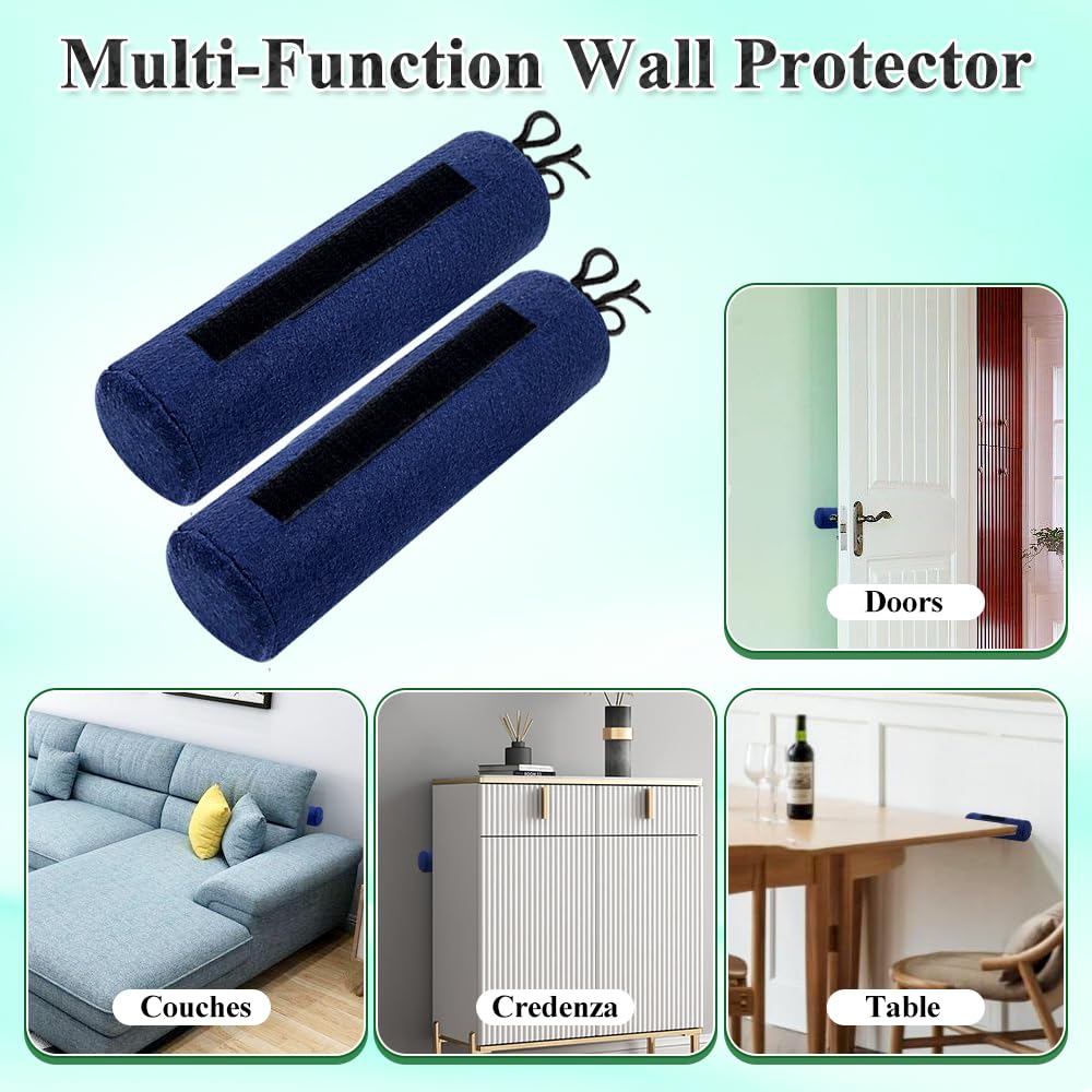 Headboard Stoppers for Wall Bed Noise Stopper Frame Bed Wall Bumper Couch Head Board Spacer Protector Keep Bed From Hitting Padding Behind Headboard Bumpers Cushions for Furniture Stabilizer - 2PCS