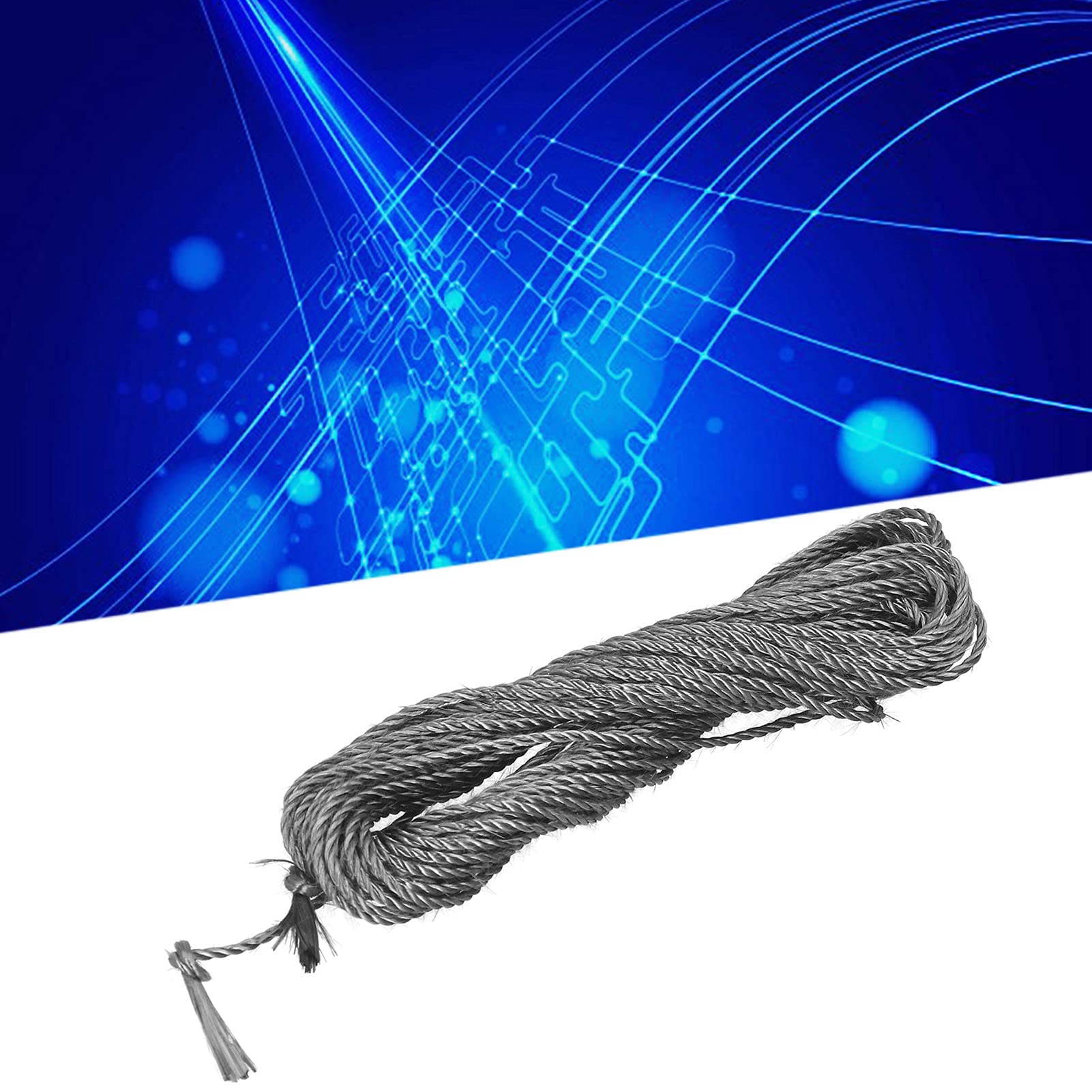 Carbon Fiber Graphite Rope, Good Heat High Strength, Light Weight Widely Used in Different Types of Negative Ion Conductive Electrodes.(Diameter 6mm)