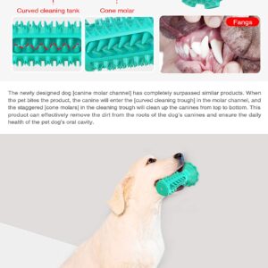 Dog Toothbrush Chew Toy Puppy Toys Teeth Cleaning Stick Natural Rubber Dental Care Toothbrush, Dog Toys （for Medium and Large Dogs）