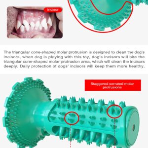 Dog Toothbrush Chew Toy Puppy Toys Teeth Cleaning Stick Natural Rubber Dental Care Toothbrush, Dog Toys （for Medium and Large Dogs）