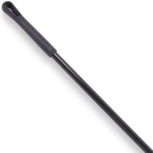 SPARTA 41225EC03 Fiberglass Broom Handle, Mop Handle, Replacement Handle With Acme Threaded Tip For Commercial Cleaning, 48 Inches, Black, (Pack of 12)