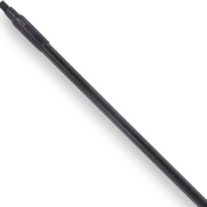 SPARTA 41225EC03 Fiberglass Broom Handle, Mop Handle, Replacement Handle With Acme Threaded Tip For Commercial Cleaning, 48 Inches, Black, (Pack of 12)