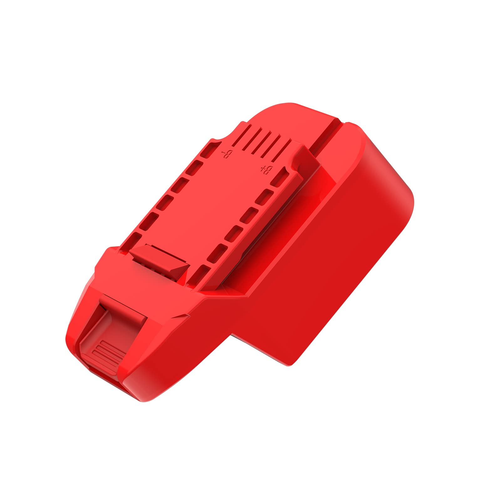 Adapter Fits Ba uer 20v Cordless Tools for Milwaukee M18 RED (NOT V18) Slider Lithium Batteries - Adapter Only