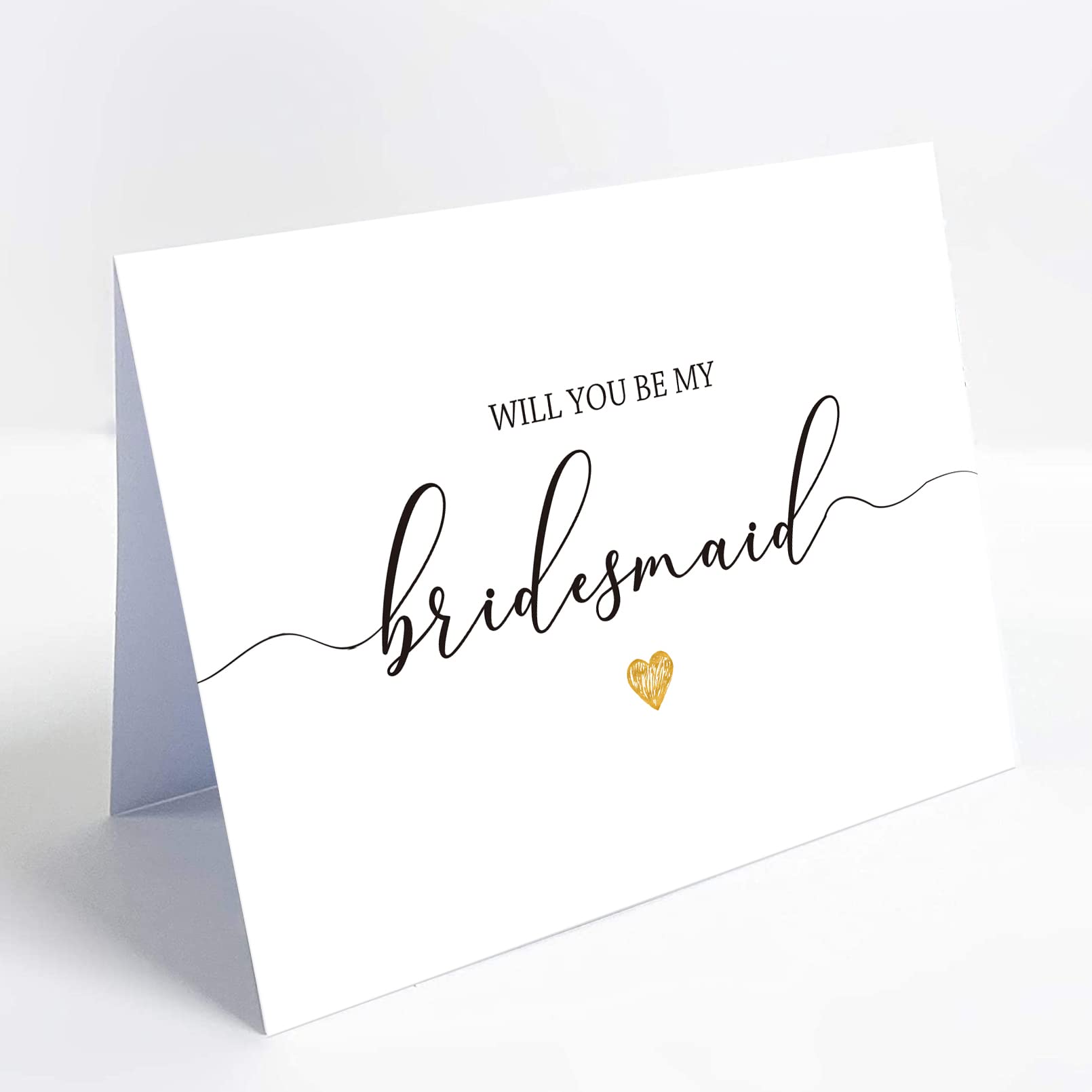 Spercy 11 Bridesmaid Proposal Cards with Envelope, 8 Will You Be My Bridesmaid, 2 Will You Be My Maid of Honor, 1 Will You Be My Matron of Honor