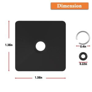 3/8 Inch Impact Socket Retaining/Retainer Ring Clip with O-ring & Installation Tool for Milwaukee Brushless Impact Wrench