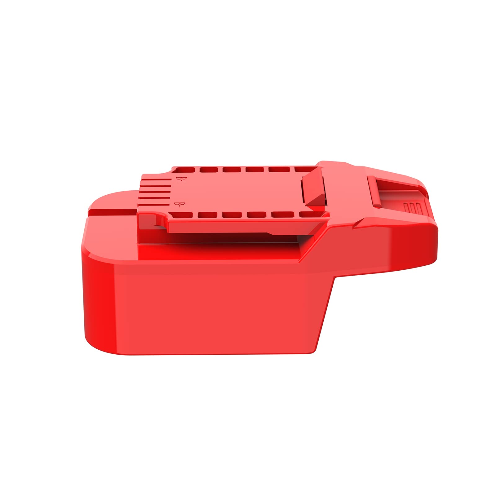 Adapter Fits Ba uer 20v Cordless Tools for Milwaukee M18 RED (NOT V18) Slider Lithium Batteries - Adapter Only