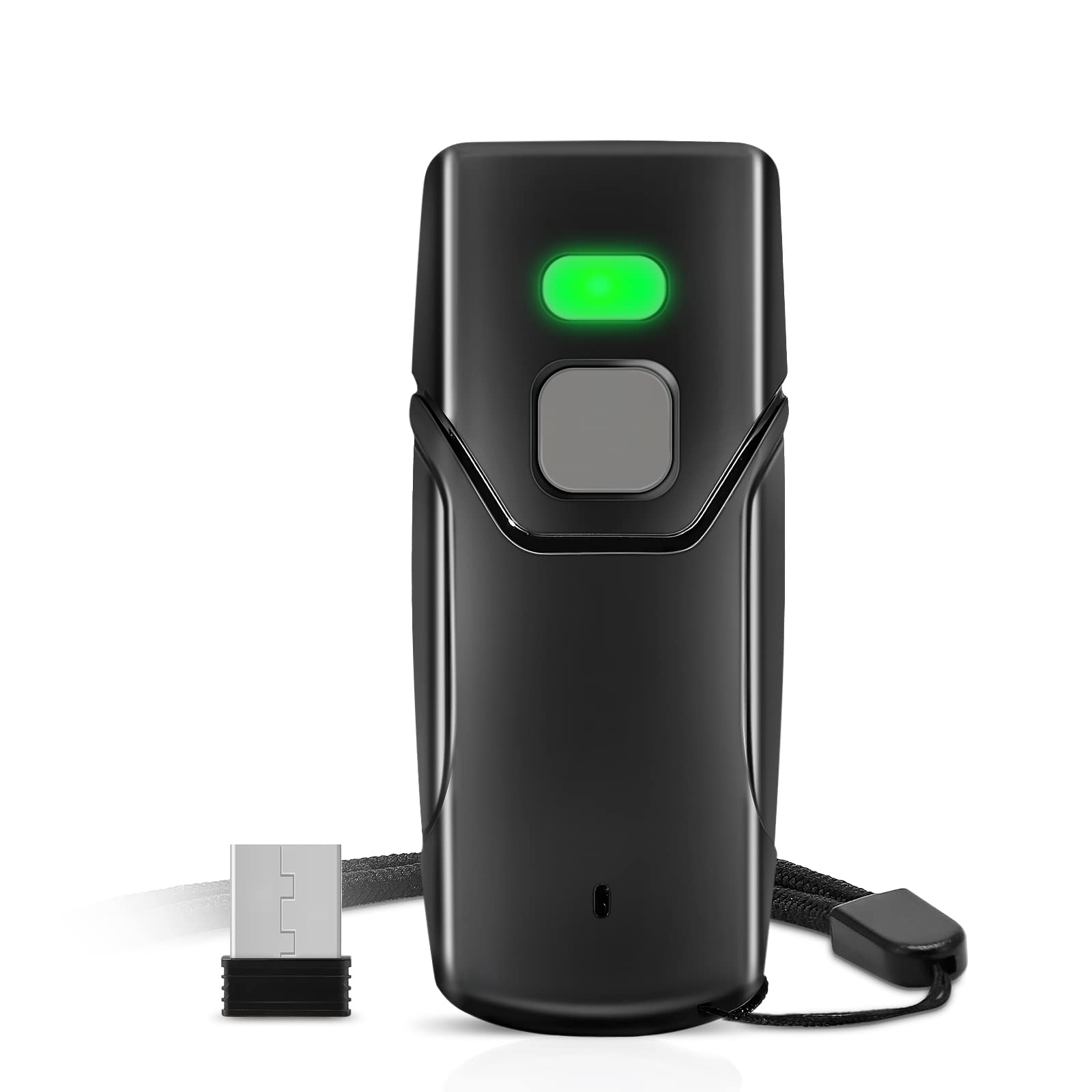 2D Barcode Scanner Bluetooth, JRHC Portable 3 in 1 USB Wired & 4.2 Bluetooth & 2.4G Wireless Qr Code Scanner Mini 1D 2D PDF417 Data Matrix Bar Code Scans Work with Windows, Android, iOS, Tablets