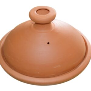 Moroccan X-Large Lead Free Cooking Tagine None Glazed 13 Inches in diameter Authentic Food