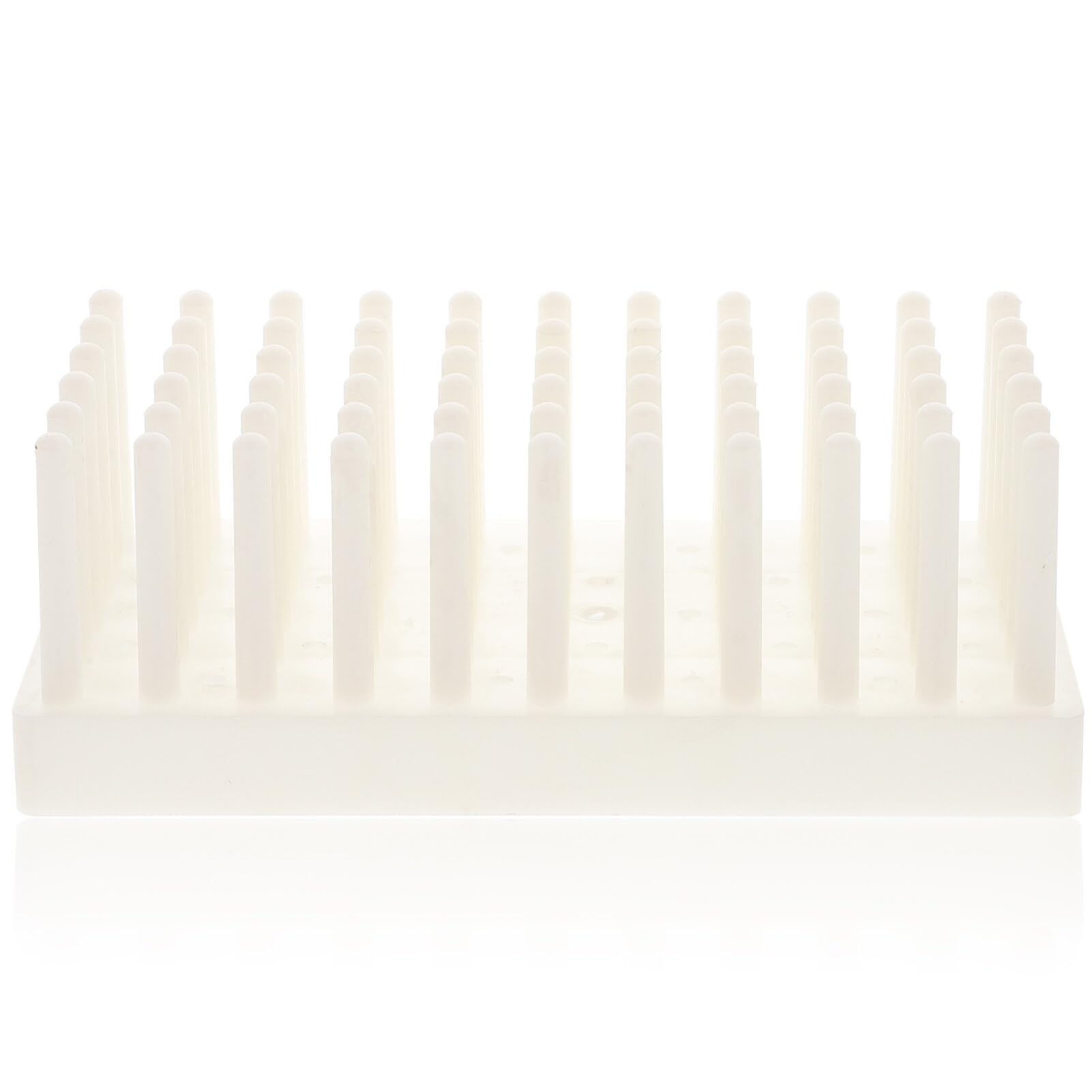 iplusmile 66 Place Test Tube Rack Pillar Test Tube Holder Labs Scientific Experiments Experimental Tools, 12-15mm