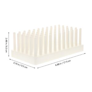 iplusmile 66 Place Test Tube Rack Pillar Test Tube Holder Labs Scientific Experiments Experimental Tools, 12-15mm