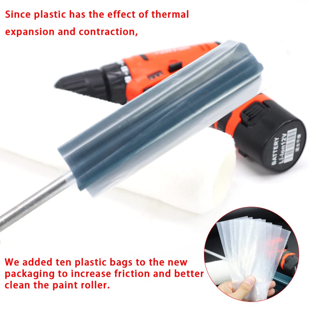 scottchen PRO Paint Roller Cleaner Dryer Washer Cleaning Tool for Paint Rollers, Fit 9’’ to 18’’ Paint Roller, Drill Driver Attachment Device