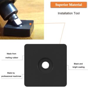 3/8 Inch Impact Socket Retaining/Retainer Ring Clip with O-ring & Installation Tool for Milwaukee Brushless Impact Wrench