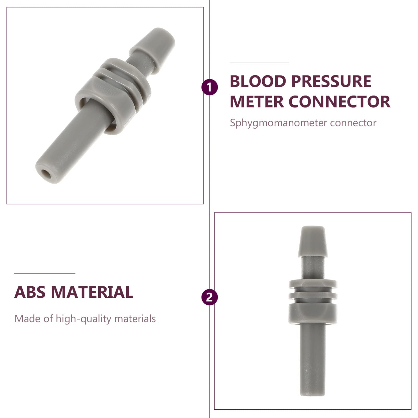 Healifty Blood Pressure Monitor Arm Strap Connector Blood Pressure Gauge Supply for Sphygmomanometer Accessories