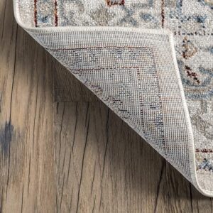 nuLOOM Cady Machine Washable Transitional Area Rug, 4x6, Beige