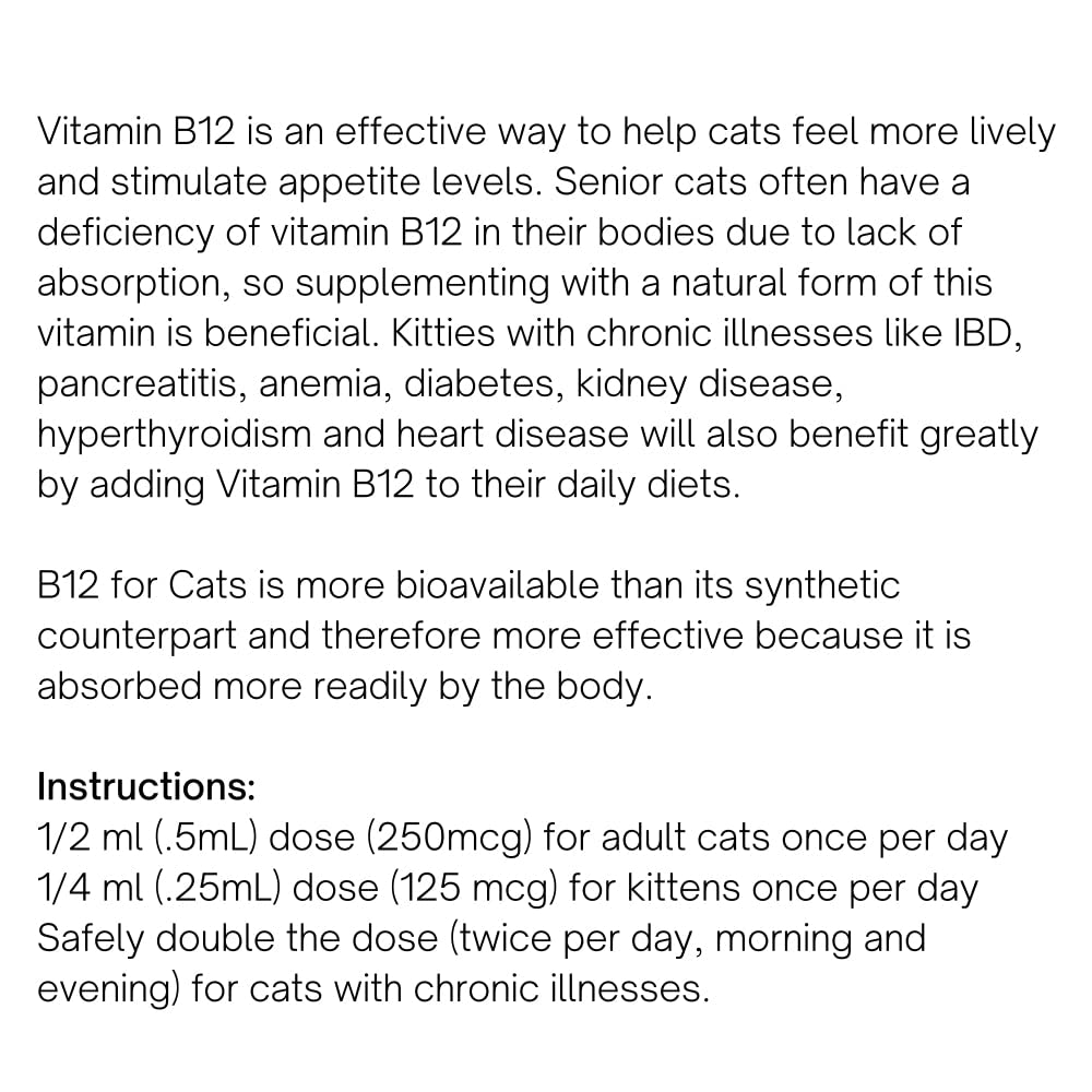 Jackson Galaxy: B12 for Cats-Dietary Supplement-Supports The Health of Your cat’s Immune System, Nervous System, Digestive System & Cognitive Function.