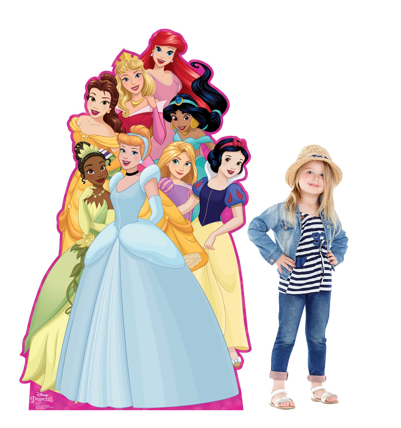 Cardboard People Princess Collage Life Size Cardboard Cutout Standup - Disney