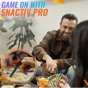 SNACTIV PRO Finger Chopsticks for Gamers - As Seen on Shark Tank! The Official Snacking Tool of the Future - Enjoy Snacks and Chips with Ease - Innovative Gaming Snacking Solution - Snack Chopsticks