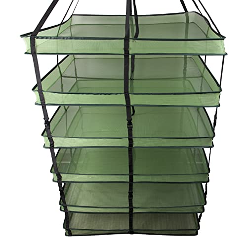 Grow1 X-Large Square Drying Rack 6 Layers, 6 Feet