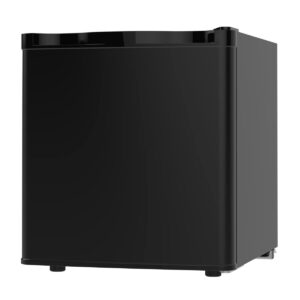 1.1 Cubic Feet Mini Freezer Countertop, Single Door Compact Upright Freezer with Reversible Door, Removable Shelves, Small freezer for Home/Dorms/Apartment/Office(Black)