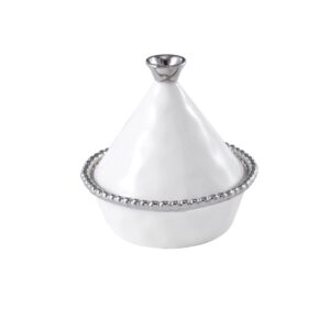 Pampa Bay Salerno Titanium-Plated Porcelain Tagine, 5 x 5in