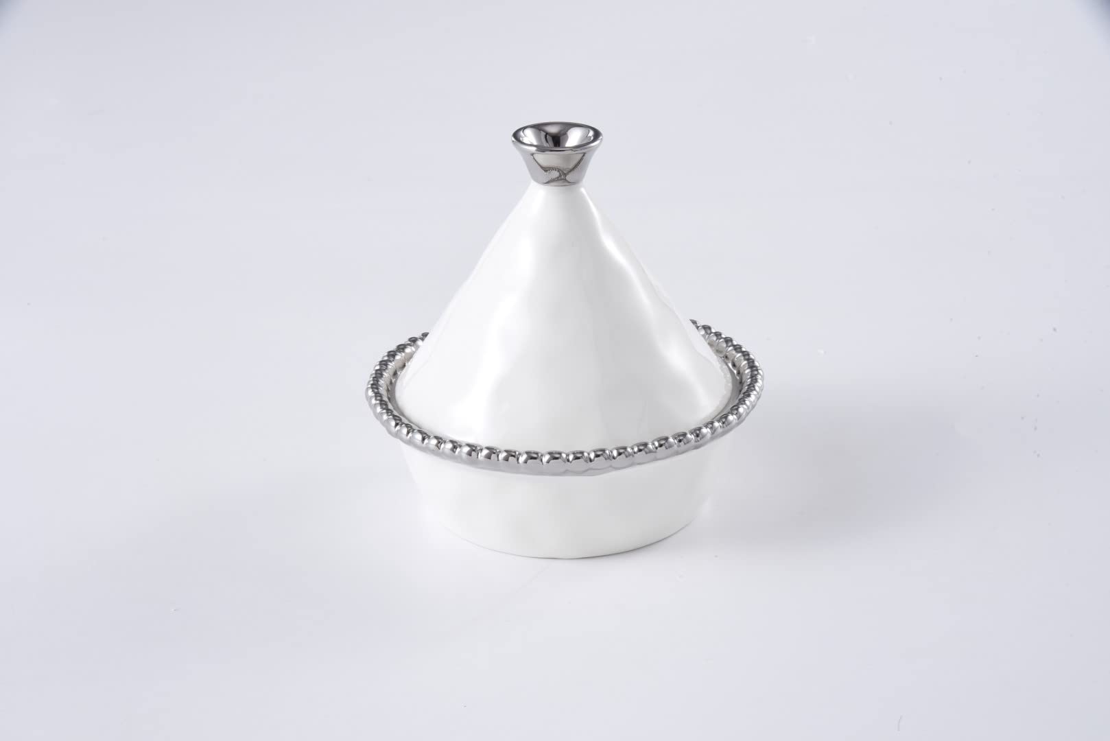 Pampa Bay Salerno Titanium-Plated Porcelain Tagine, 5 x 5in