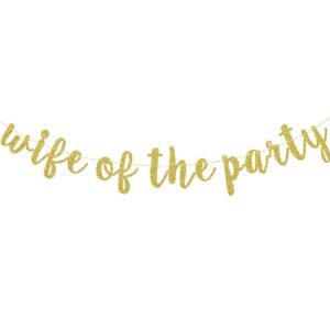 wife of the party banner bachelorette party decorations bridal shower sign bride to be future mrs decor