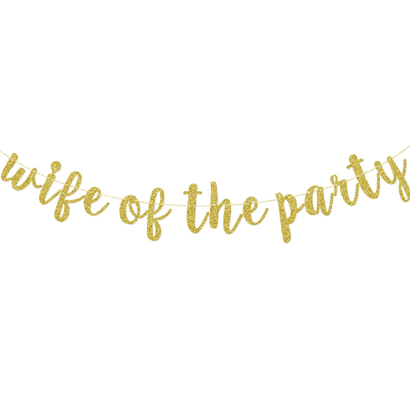 Wife of The Party Banner Bachelorette Party Decorations Bridal Shower Sign Bride to Be Future Mrs Decor