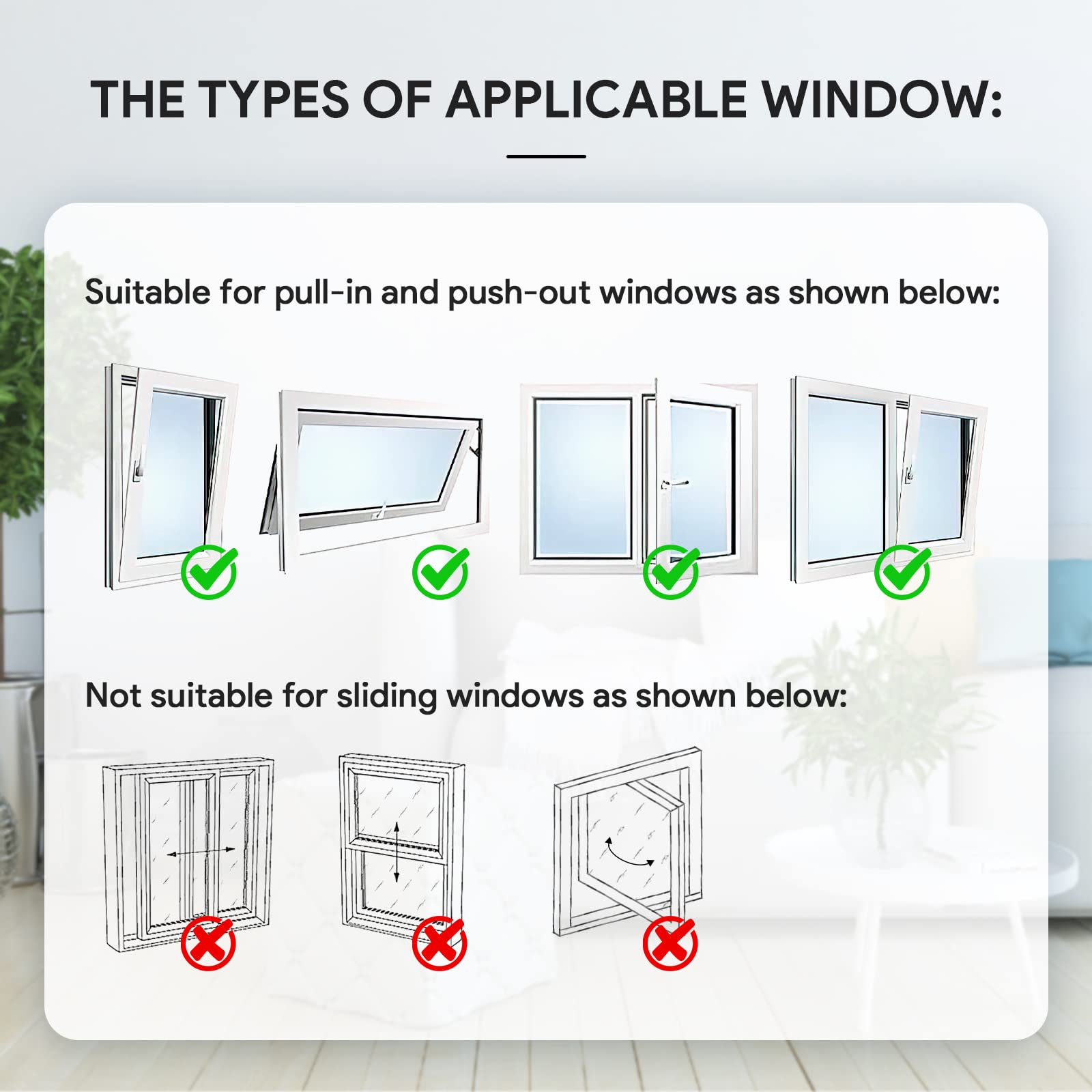 Gruntbear Portable Air Conditioner Window Seal Kit, 400CM (157'') AC Casement , Hot Air Stop Air Exchange Guards with Zip and Adhesive Fastener Works with Tumble Dryer, Keep House Cool