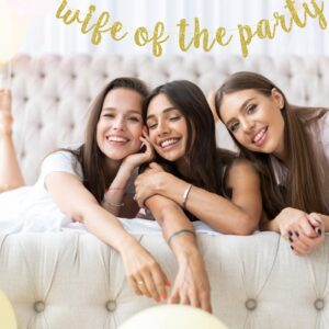 Wife of The Party Banner Bachelorette Party Decorations Bridal Shower Sign Bride to Be Future Mrs Decor