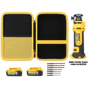 khanka Hard Storage Case Replacement for DEWALT 20V MAX* Drywall Cutting Tool (DCS551B), Case Only