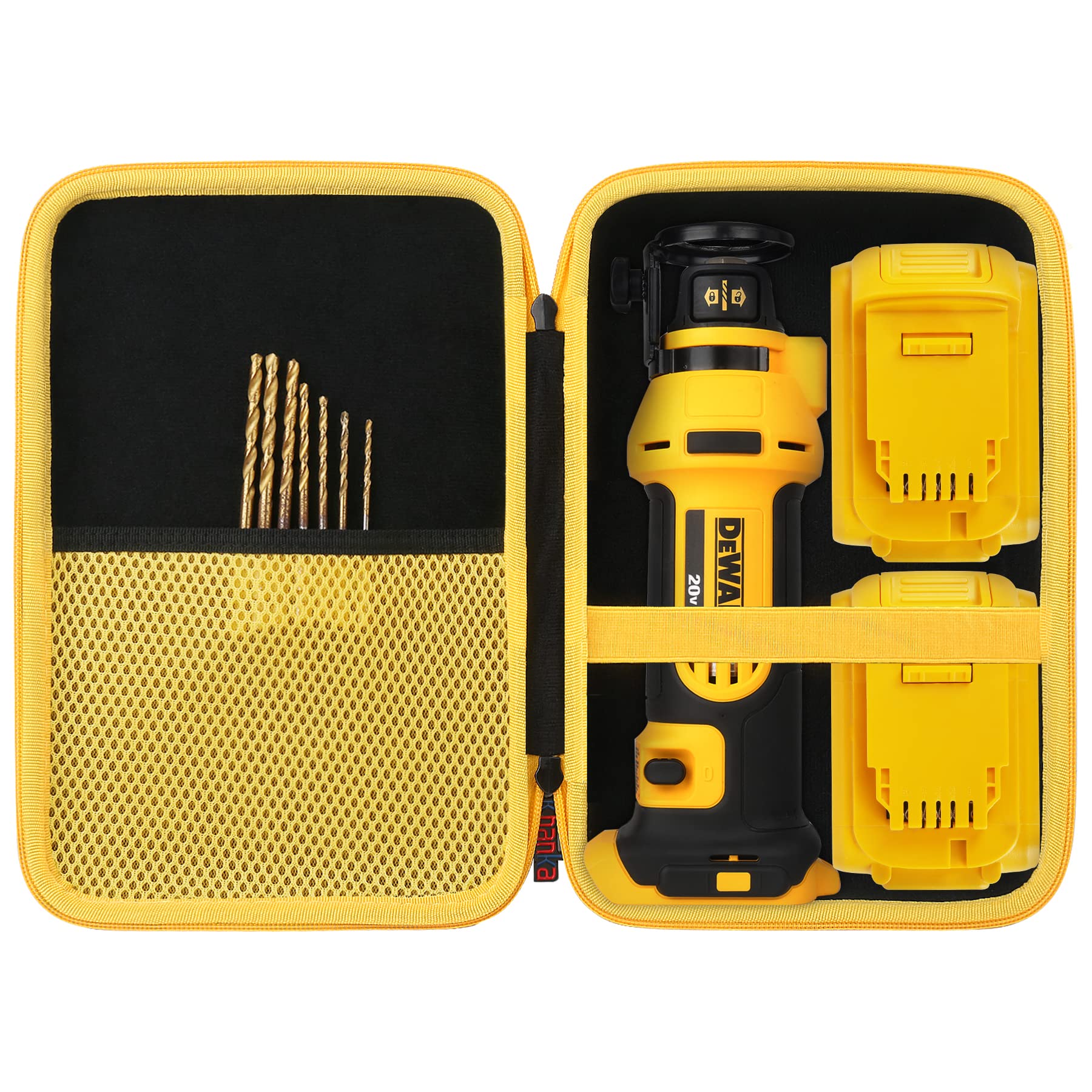 khanka Hard Storage Case Replacement for DEWALT 20V MAX* Drywall Cutting Tool (DCS551B), Case Only