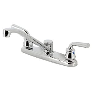 kingston brass kb271rxl restoration 8-inch centerset kitchen faucet, polished chrome, 13.88 x 7.63 x 5.5