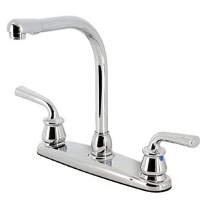 kingston brass kb750rxl restoration 8-inch centerset kitchen faucet, polished chrome