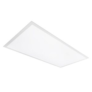 ledone 2x4 ft led flat panel light with build-in emergency backup battery, 29w/34w/39w/49w switchable back-lit drop ceiling light,3500k/4000k/5000k, 0-10v dimmable, ul & dlc listed,1pk