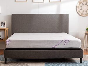 tulo by mattress firm | 6 inch memory foam lavender mattress | pain-reducing pressure relief | full size