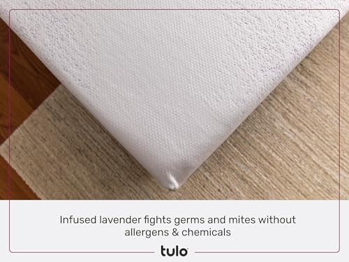 Tulo by Mattress Firm | 10 INCH Memory Foam Lavender Mattress | Pain-REDUCING Pressure Relief | Full Size