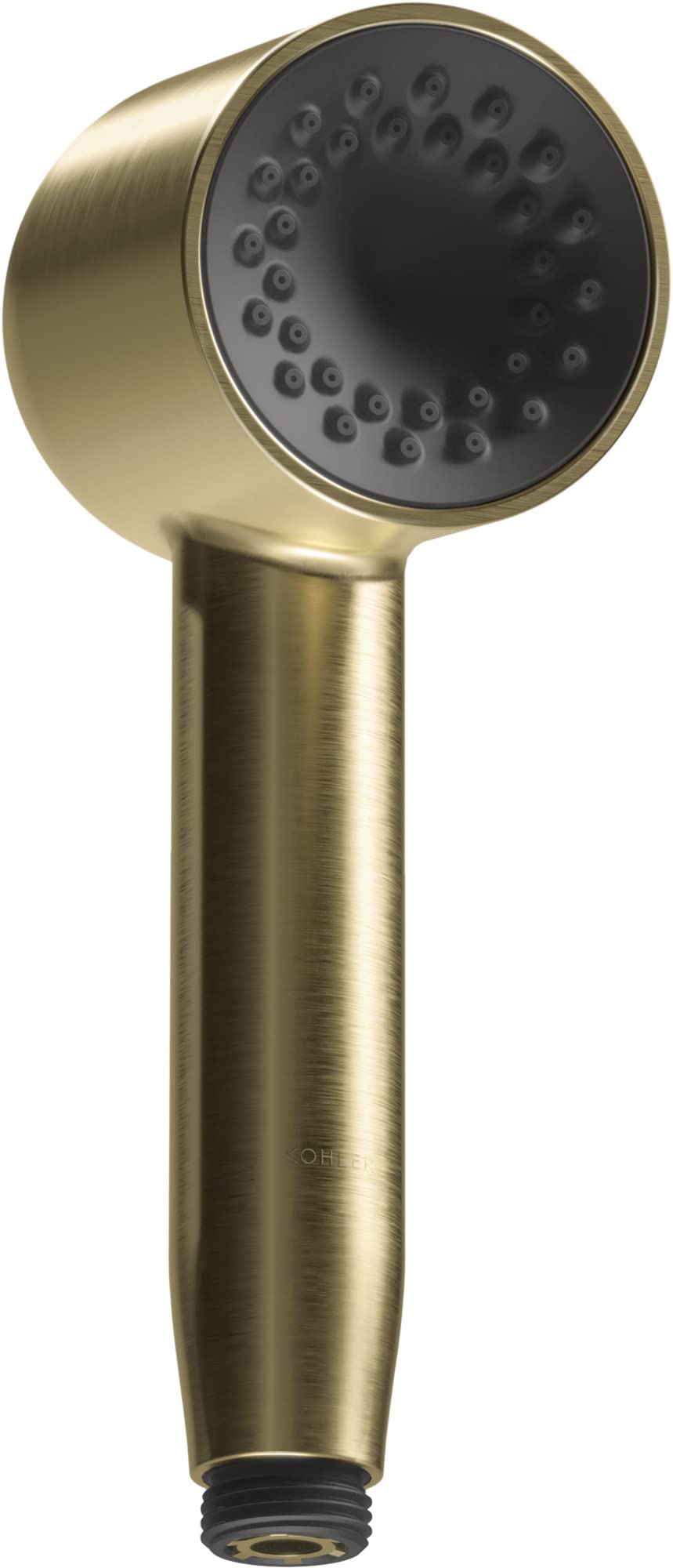 KOHLER 26286-G-2MB Statement Single-Function HAND SHOWER, Maximum Spray Performance & Easy-to-clean Surface, Vibrant Brushed Moderne Brass, 1.75 GPM