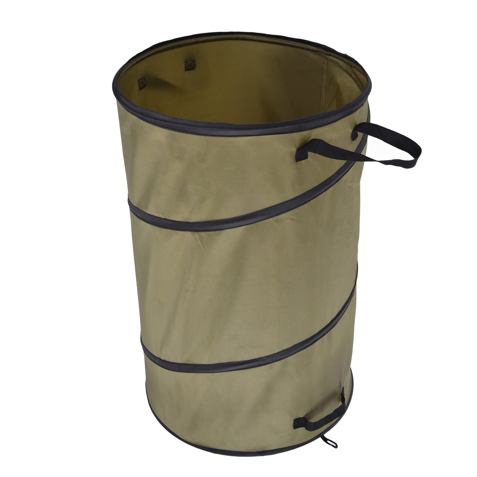 Atyhao 113L Collapsible Trash Can 30 Gallon Recycling Large Leaf Garbage Bag with 4 Handles