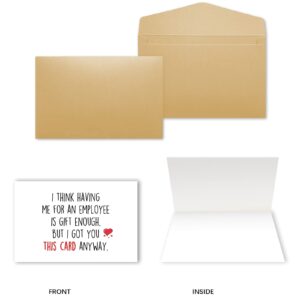 Ziwenhu Boss Day Gifts for Boss, Happy Boss Day Card for Him, Funny Boss Lady Gifts for Women, Cute Birthday Card from employee, Best Boss Gift for Going Away