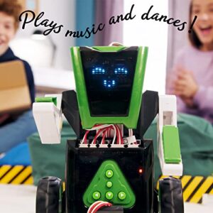 Thames & Kosmos Robotics: Smart Machines – Sidekick | Build a 4-Wheeled Rover & a 2-Wheeled Robot | Customizable Intro to Robotics & Programming | Includes LEDs, Speaker, Motors, Infrared Sensor