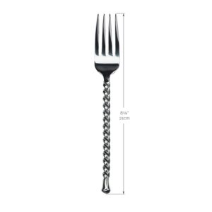 Gourmet Settings Silver Tear 18/10 Stainless Steel Dinner Fork (Set of Four)