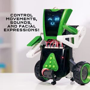 Thames & Kosmos Robotics: Smart Machines – Sidekick | Build a 4-Wheeled Rover & a 2-Wheeled Robot | Customizable Intro to Robotics & Programming | Includes LEDs, Speaker, Motors, Infrared Sensor