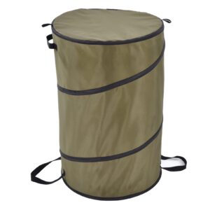 Atyhao 113L Collapsible Trash Can 30 Gallon Recycling Large Leaf Garbage Bag with 4 Handles