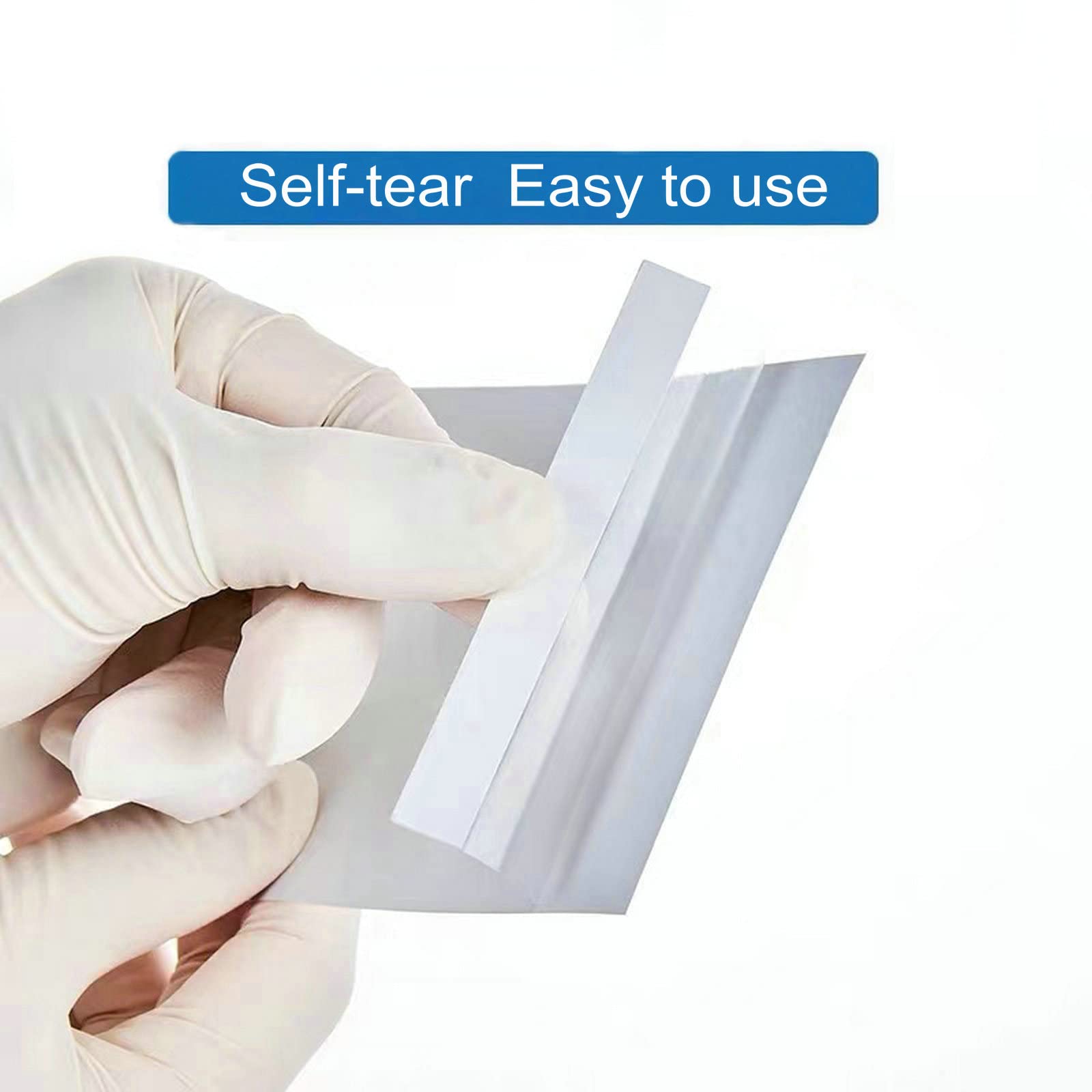 PCR Sealing Film - 96 Well Plate Sealing Film - Transparent Self-Adhesive 130 x 80mm(Pack of 100 Sheet)