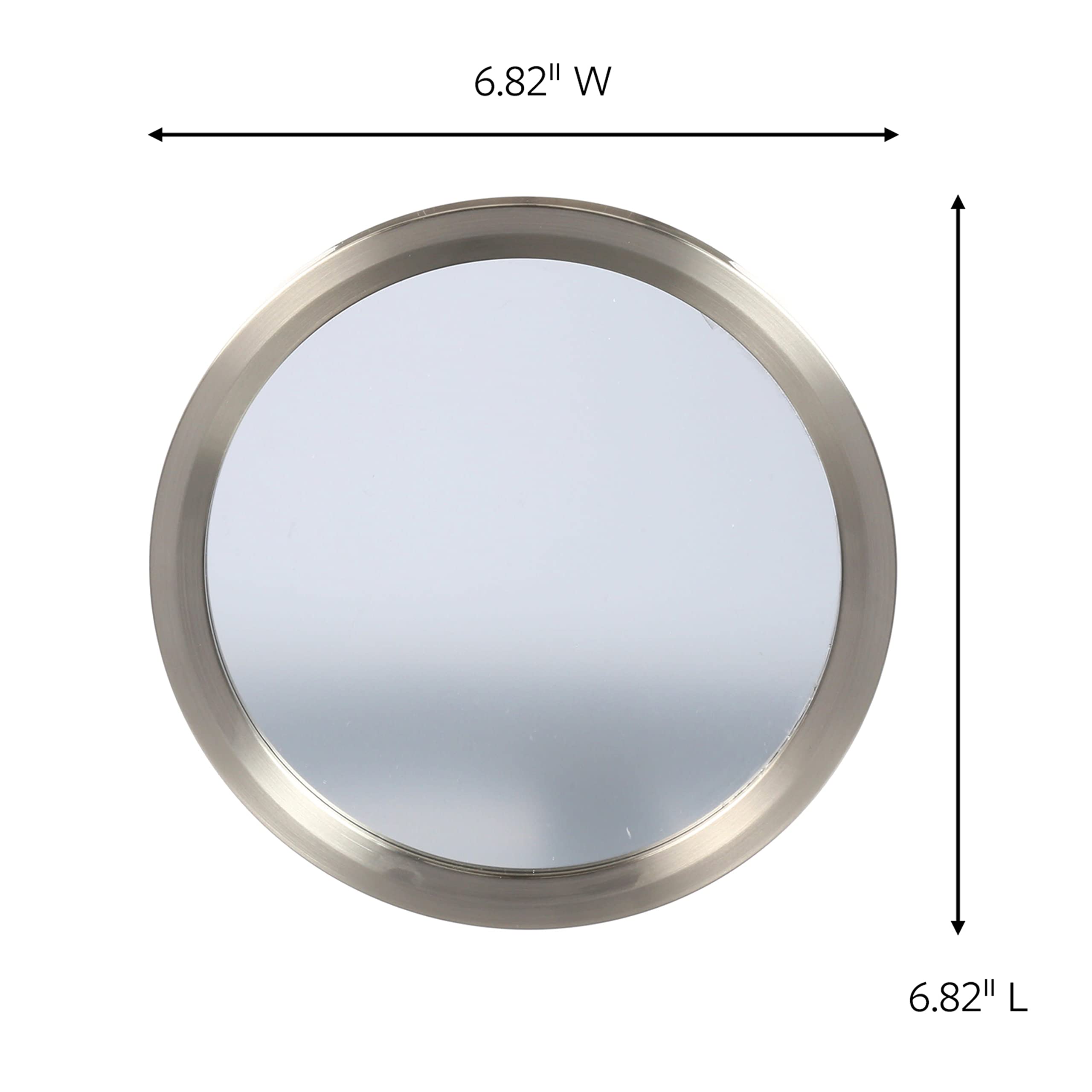 Command Bath Mirror, Total 2 Mirrors with 4 Command Strips, 2 pack of 1 Mirror, Organize Bathroom