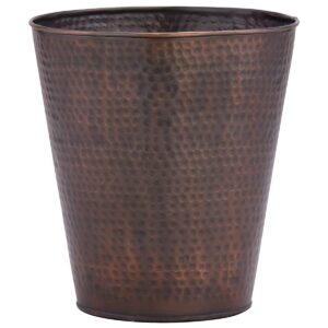 black forest decor ranch copper waste basket